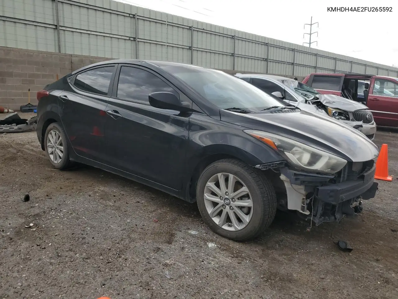 2015 Hyundai Elantra Se VIN: KMHDH4AE2FU265592 Lot: 62754665