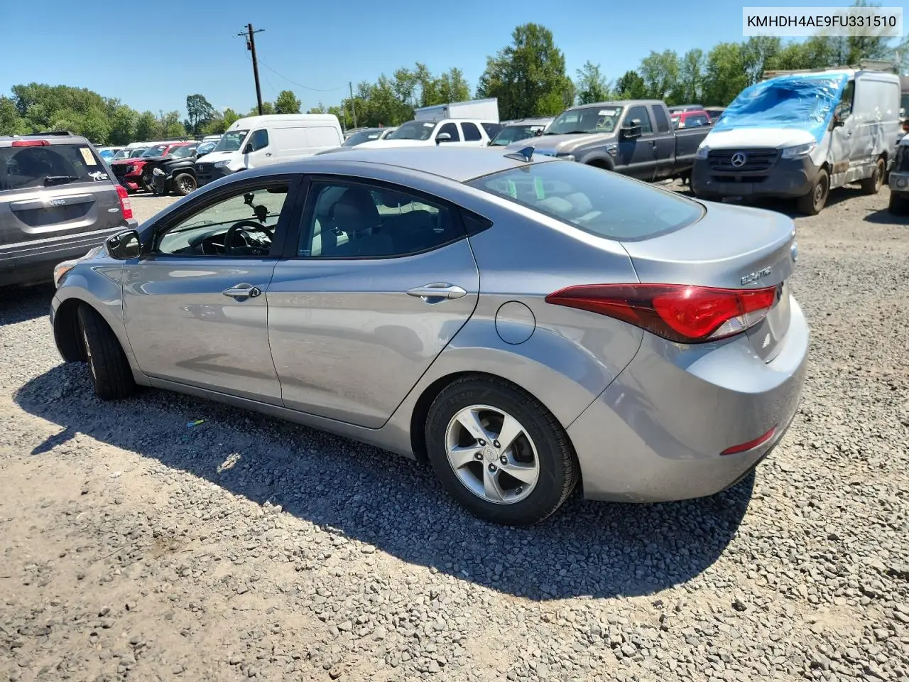 2015 Hyundai Elantra Se VIN: KMHDH4AE9FU331510 Lot: 62878765