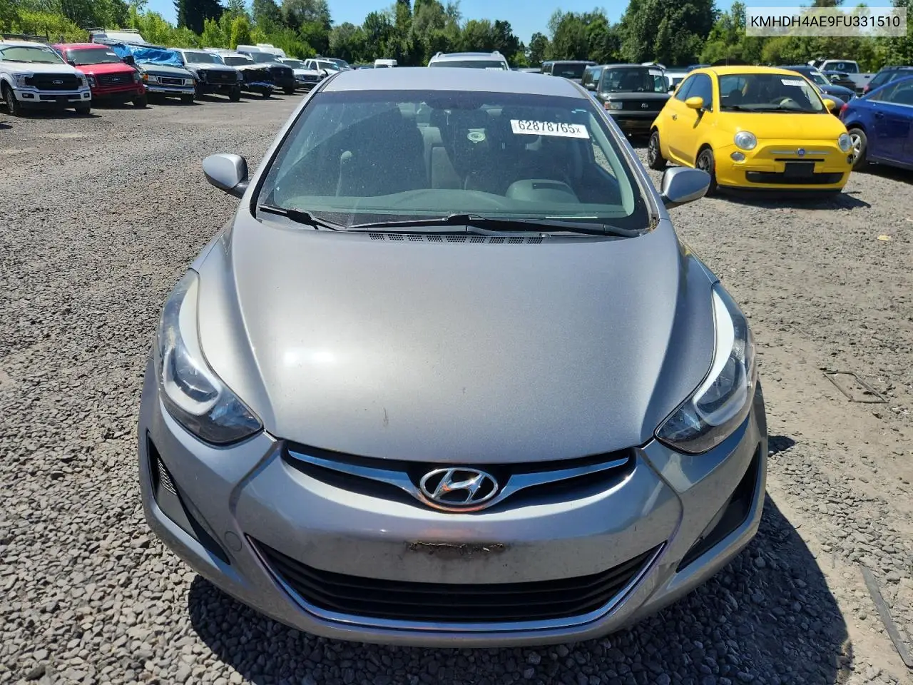 2015 Hyundai Elantra Se VIN: KMHDH4AE9FU331510 Lot: 62878765