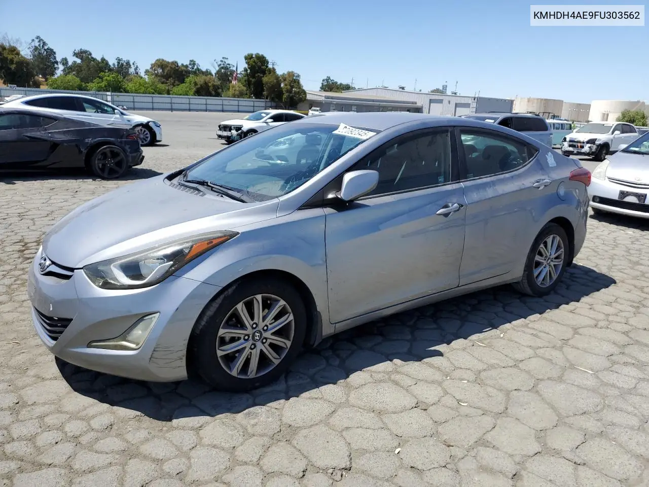 2015 Hyundai Elantra Se VIN: KMHDH4AE9FU303562 Lot: 63092345