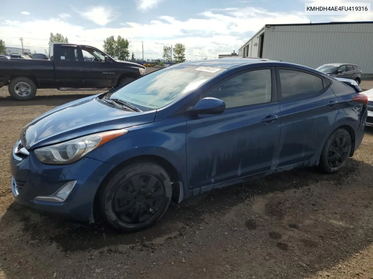 2015 Hyundai Elantra Se VIN: KMHDH4AE4FU419316 Lot: 63284455