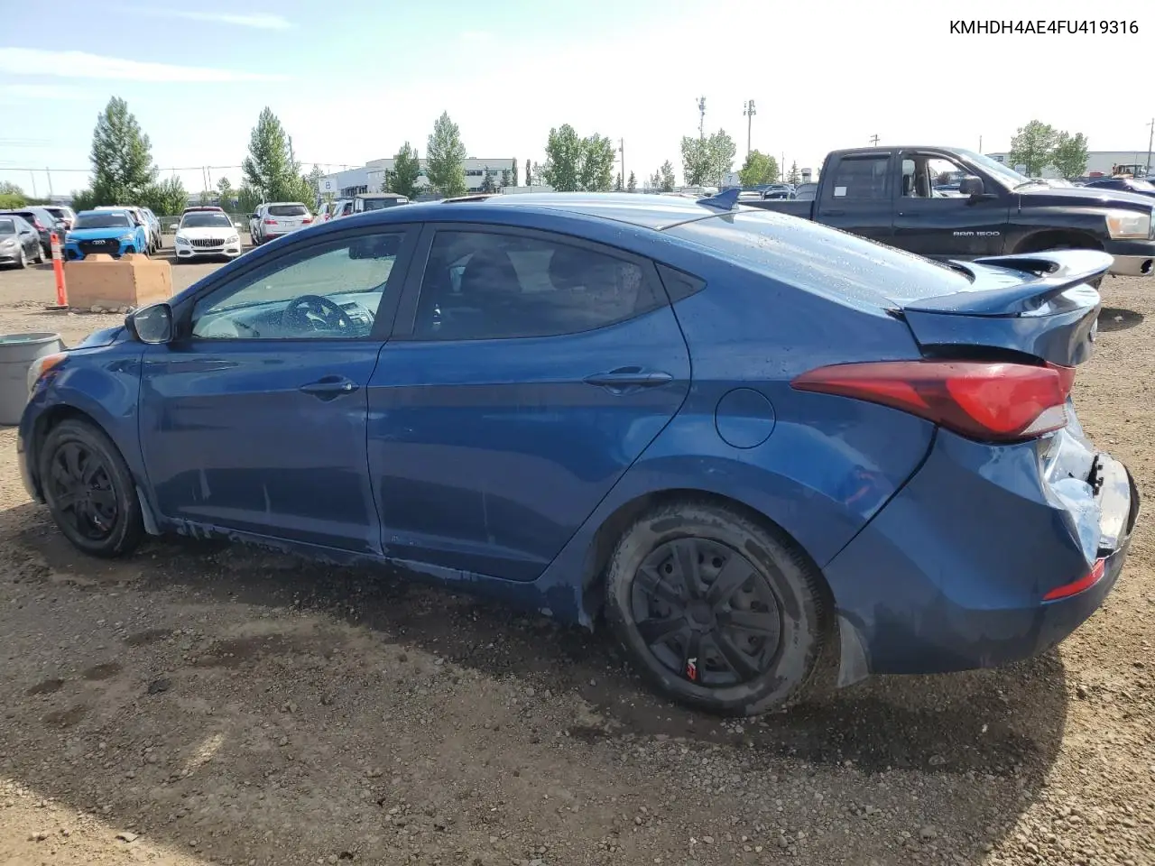 2015 Hyundai Elantra Se VIN: KMHDH4AE4FU419316 Lot: 63284455