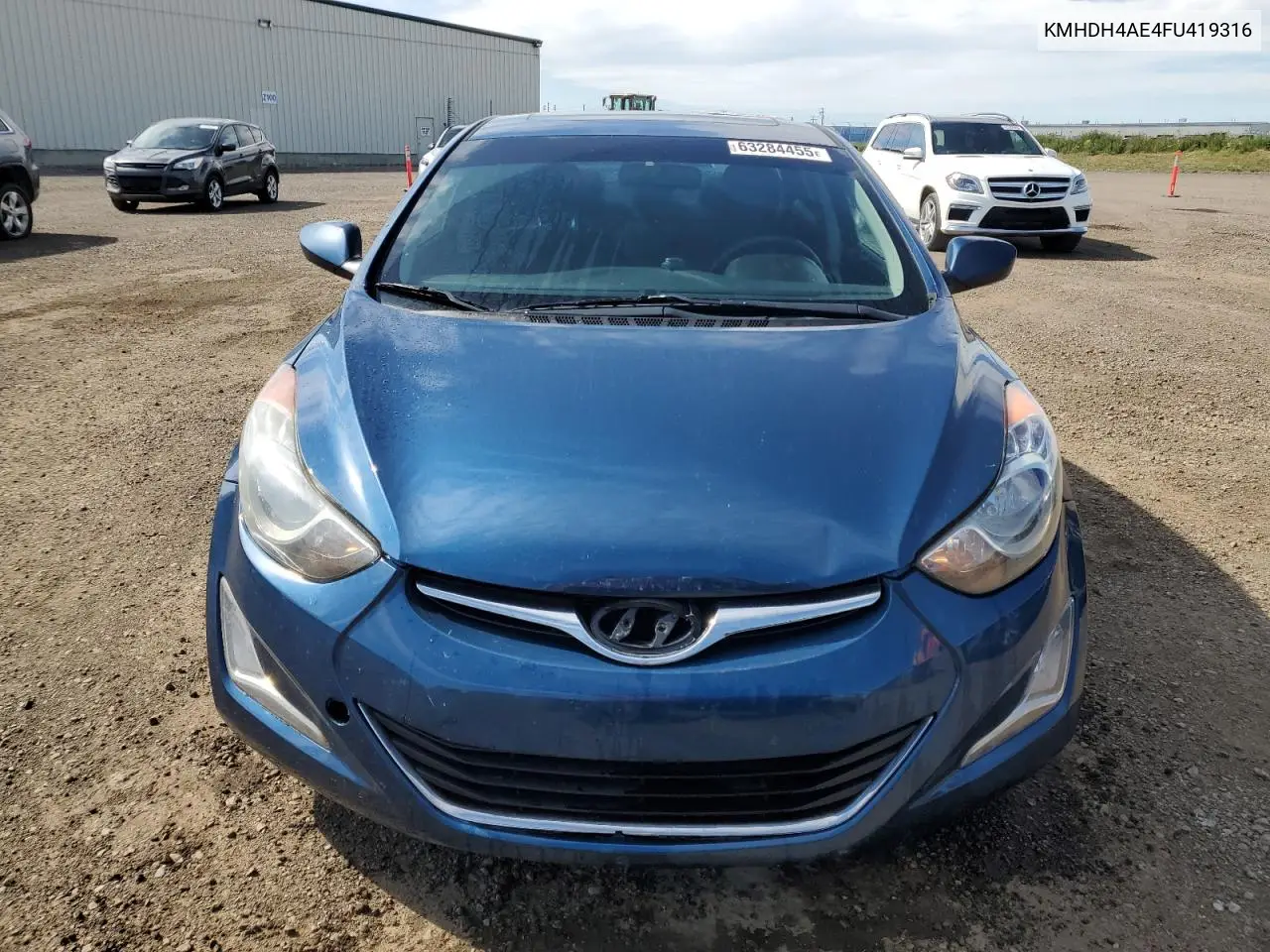 2015 Hyundai Elantra Se VIN: KMHDH4AE4FU419316 Lot: 63284455