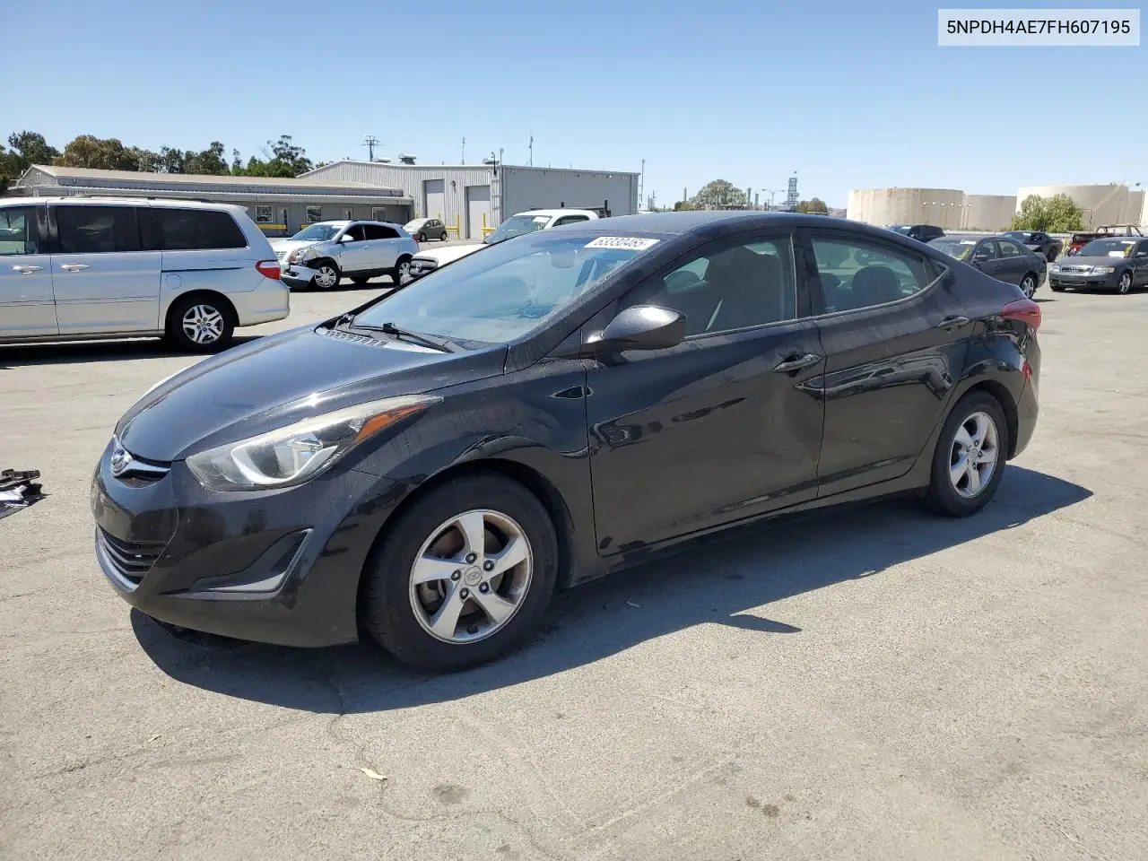 2015 Hyundai Elantra Se VIN: 5NPDH4AE7FH607195 Lot: 63330465