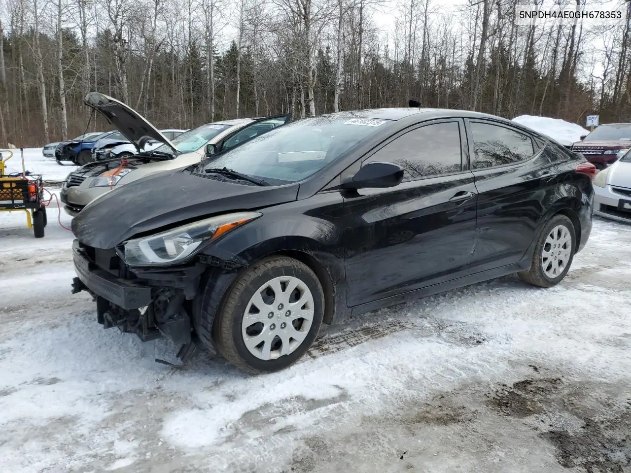 2016 Hyundai Elantra Se VIN: 5NPDH4AE0GH678353 Lot: 46102375