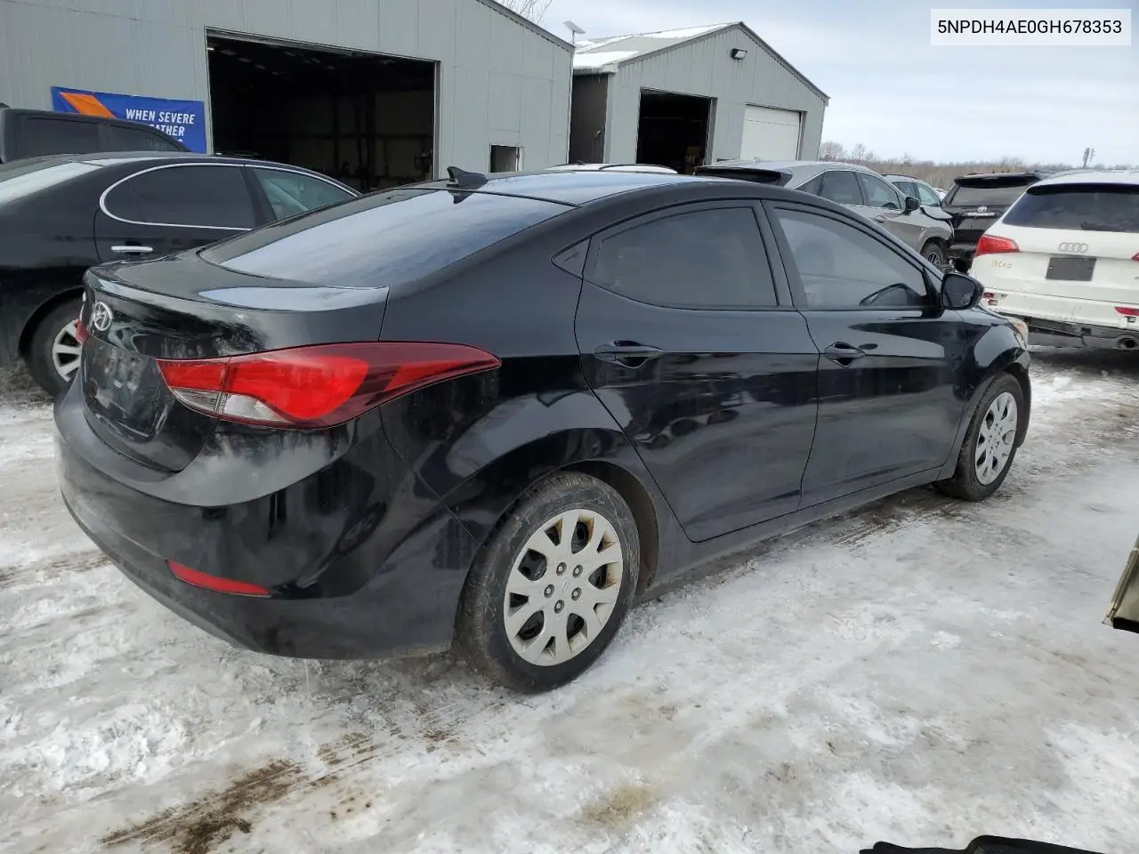 2016 Hyundai Elantra Se VIN: 5NPDH4AE0GH678353 Lot: 46102375