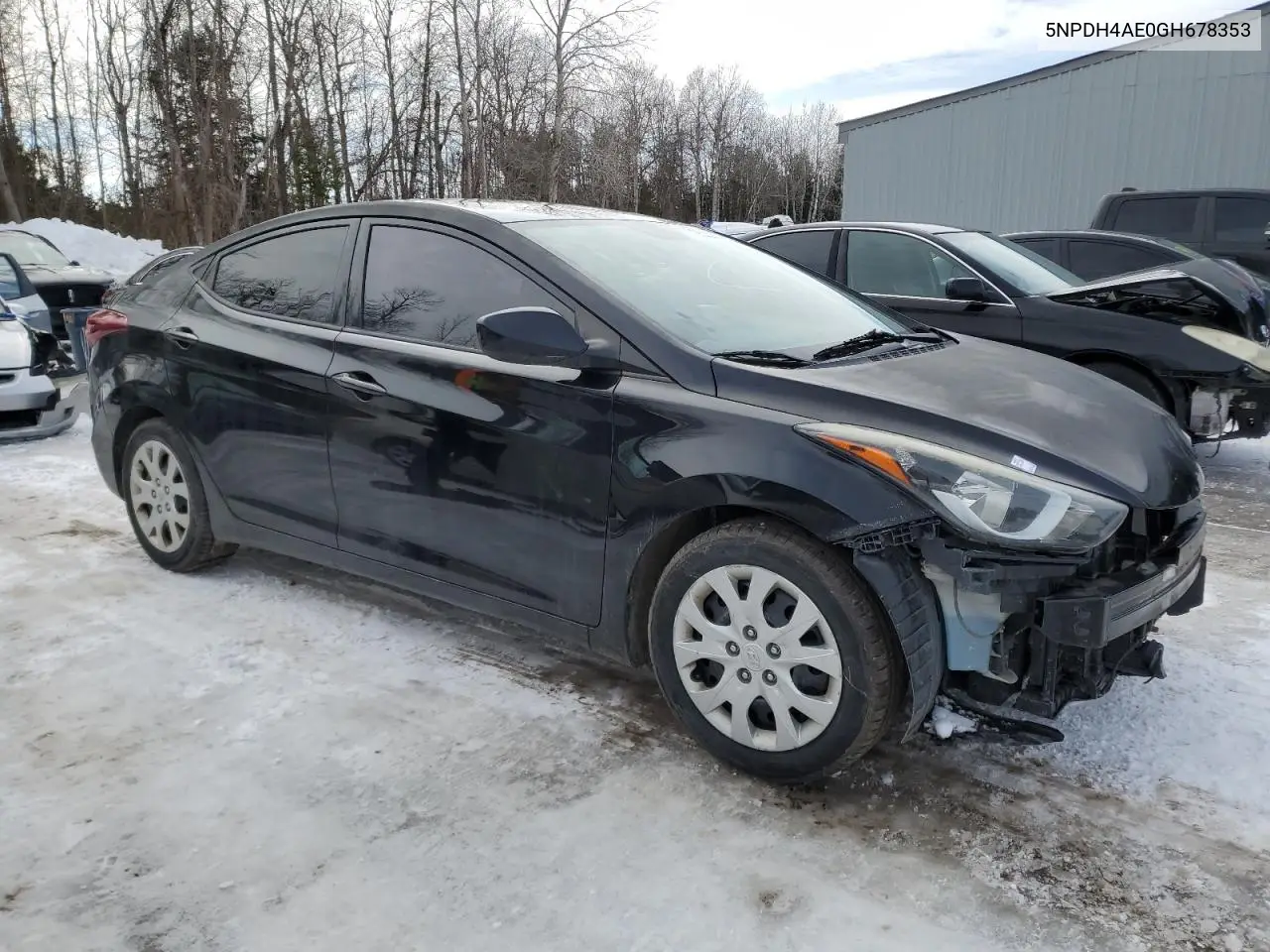 2016 Hyundai Elantra Se VIN: 5NPDH4AE0GH678353 Lot: 46102375