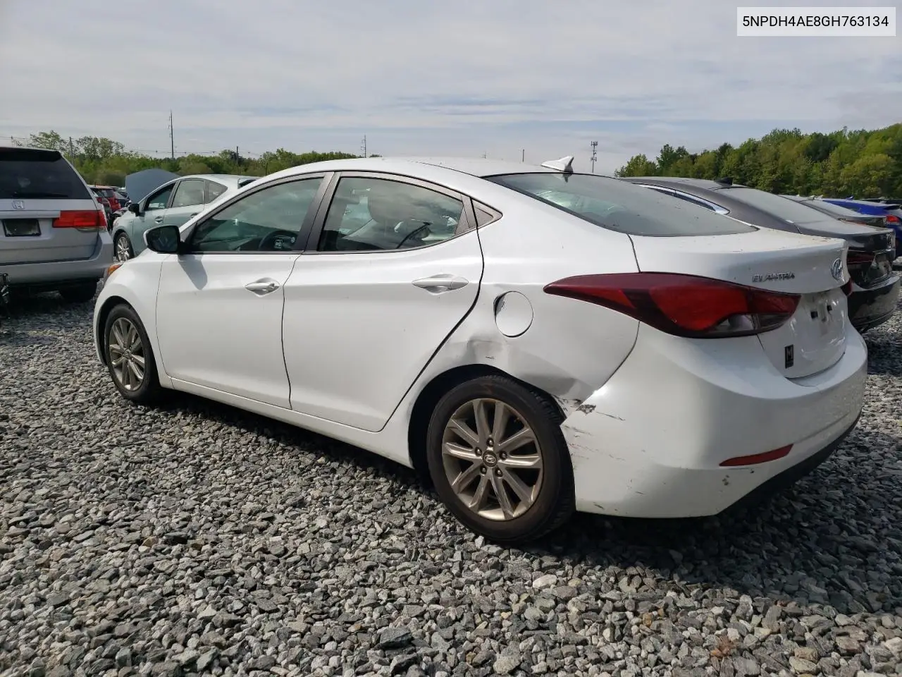2016 Hyundai Elantra Se VIN: 5NPDH4AE8GH763134 Lot: 54903325