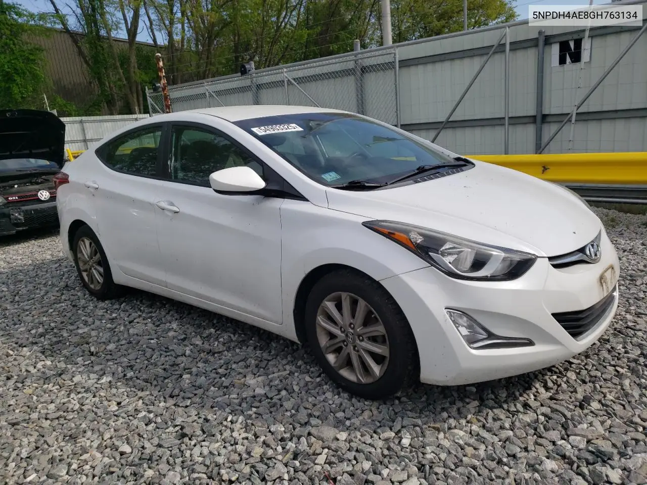 2016 Hyundai Elantra Se VIN: 5NPDH4AE8GH763134 Lot: 54903325