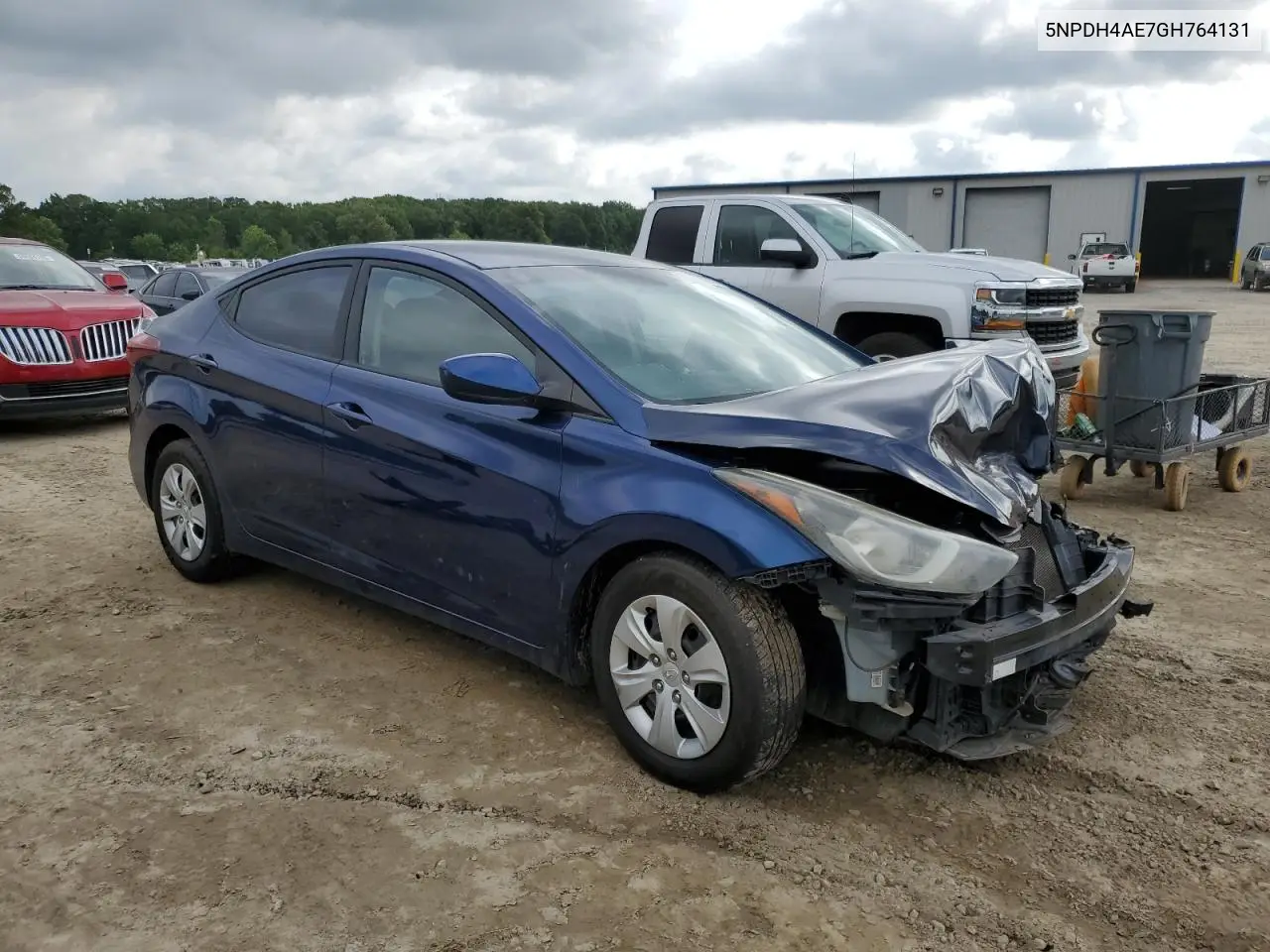 2016 Hyundai Elantra Se VIN: 5NPDH4AE7GH764131 Lot: 56663305