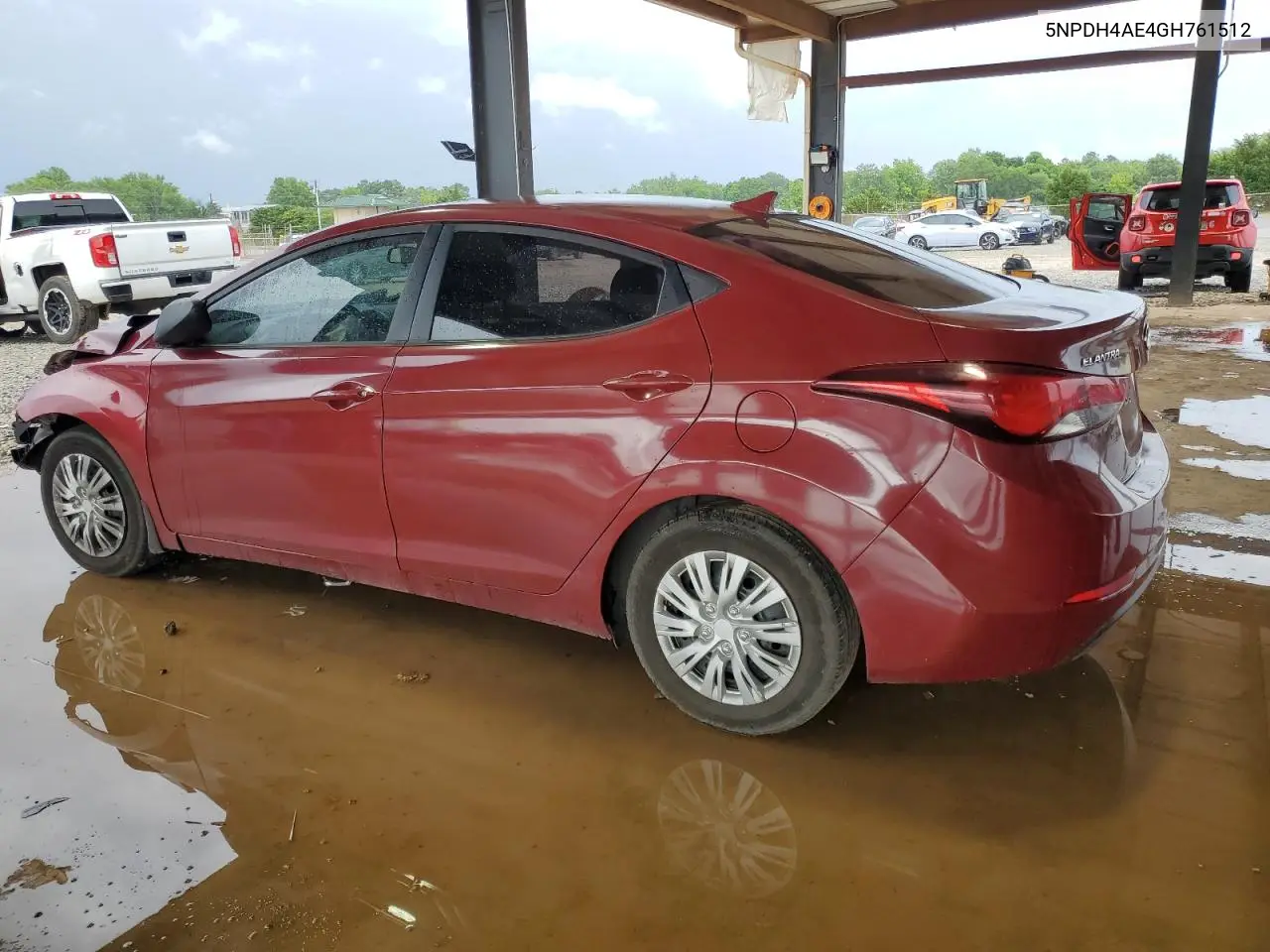 2016 Hyundai Elantra Se VIN: 5NPDH4AE4GH761512 Lot: 56881645