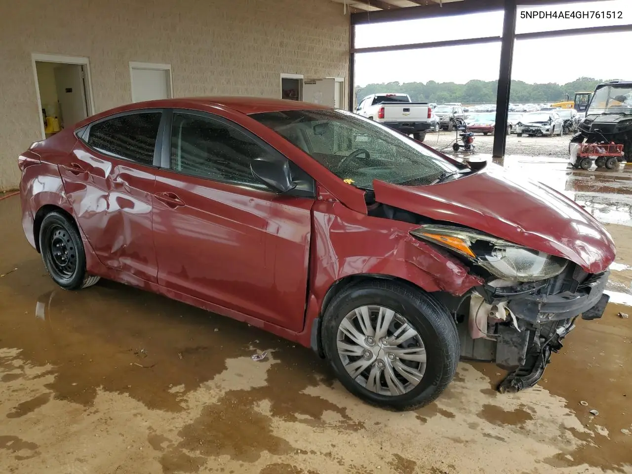 2016 Hyundai Elantra Se VIN: 5NPDH4AE4GH761512 Lot: 56881645