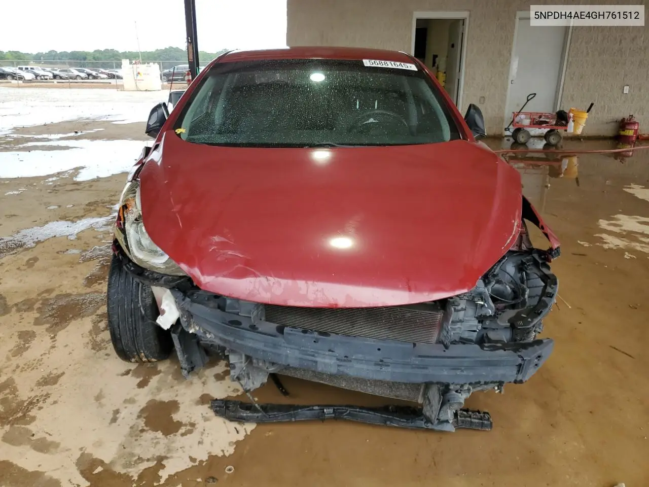 2016 Hyundai Elantra Se VIN: 5NPDH4AE4GH761512 Lot: 56881645
