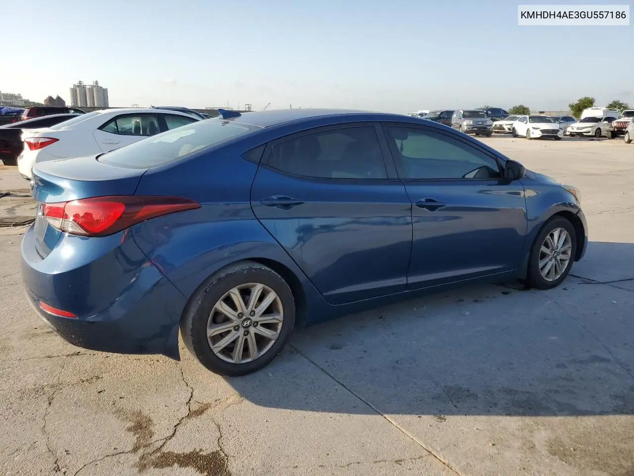 2016 Hyundai Elantra Se VIN: KMHDH4AE3GU557186 Lot: 56942965