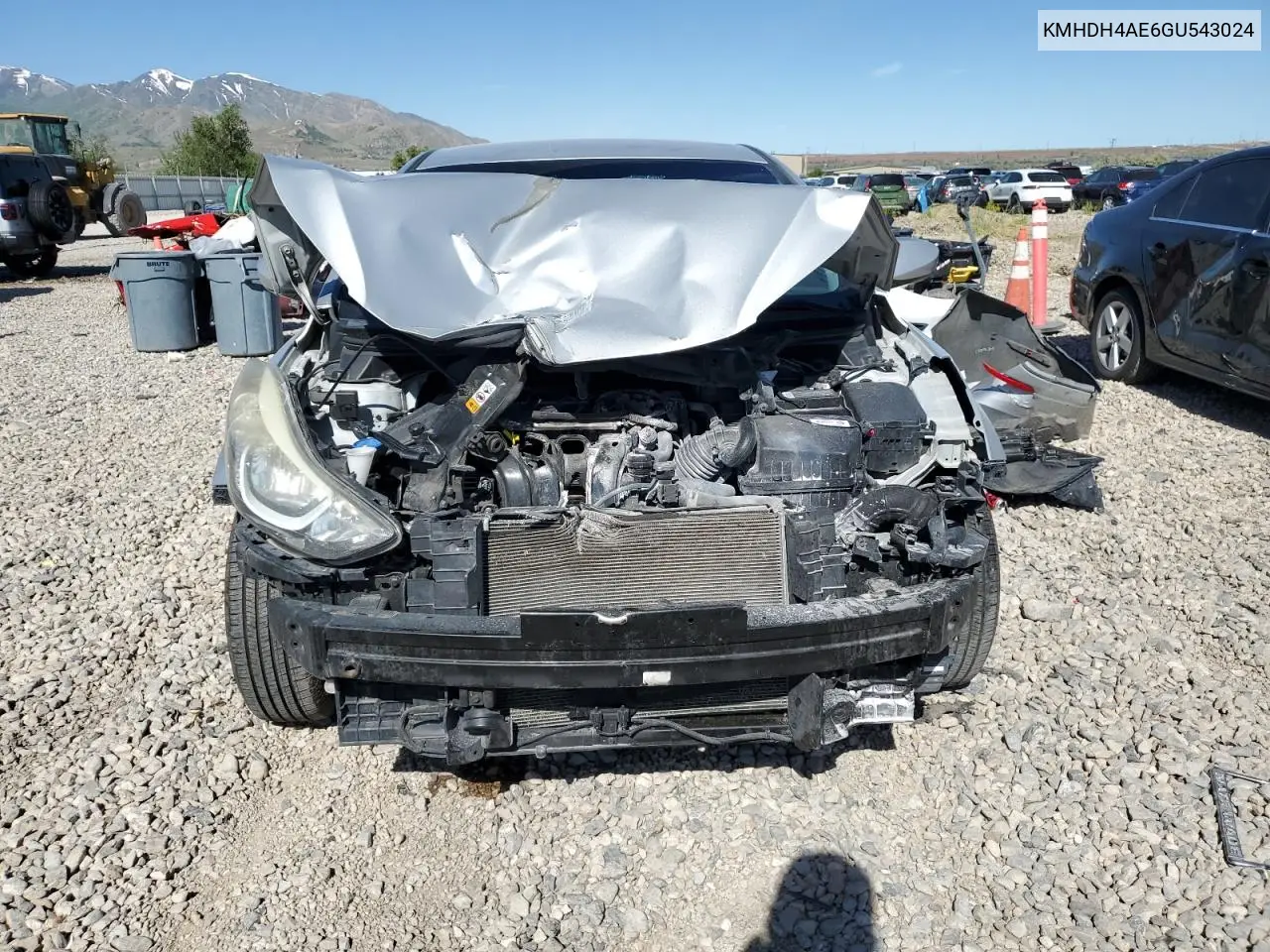 2016 Hyundai Elantra Se VIN: KMHDH4AE6GU543024 Lot: 57156554