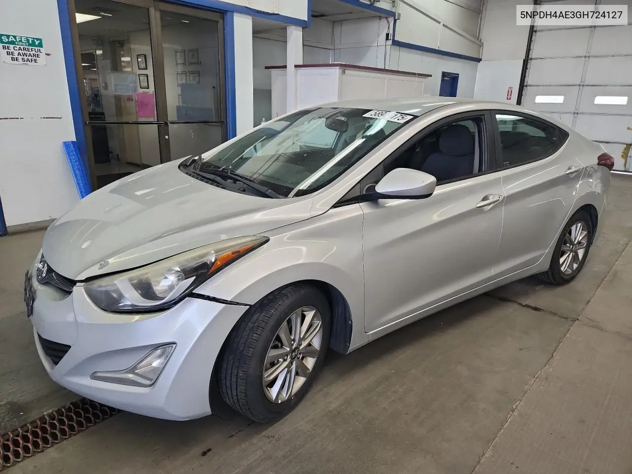 2016 Hyundai Elantra Se VIN: 5NPDH4AE3GH724127 Lot: 58945175
