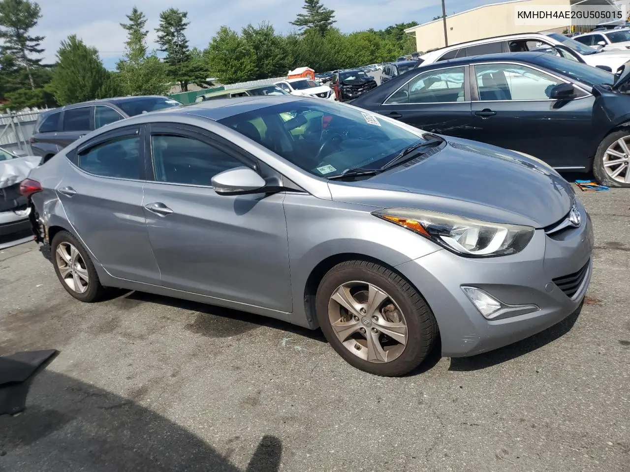 2016 Hyundai Elantra Se VIN: KMHDH4AE2GU505015 Lot: 61926725