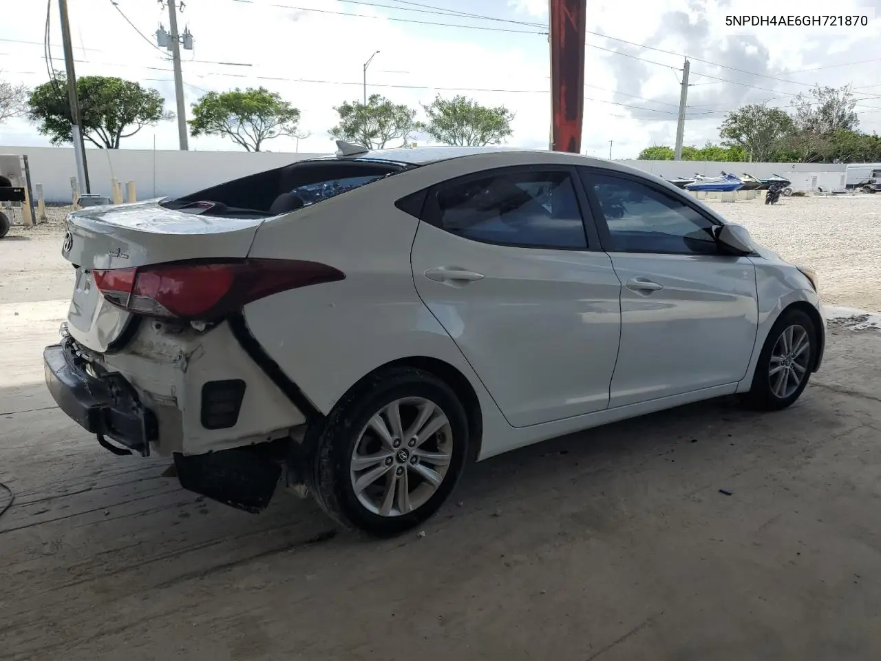 2016 Hyundai Elantra Se VIN: 5NPDH4AE6GH721870 Lot: 62158845