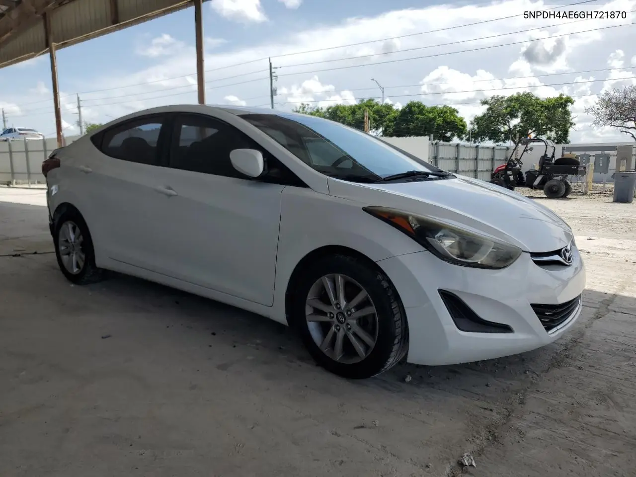 2016 Hyundai Elantra Se VIN: 5NPDH4AE6GH721870 Lot: 62158845