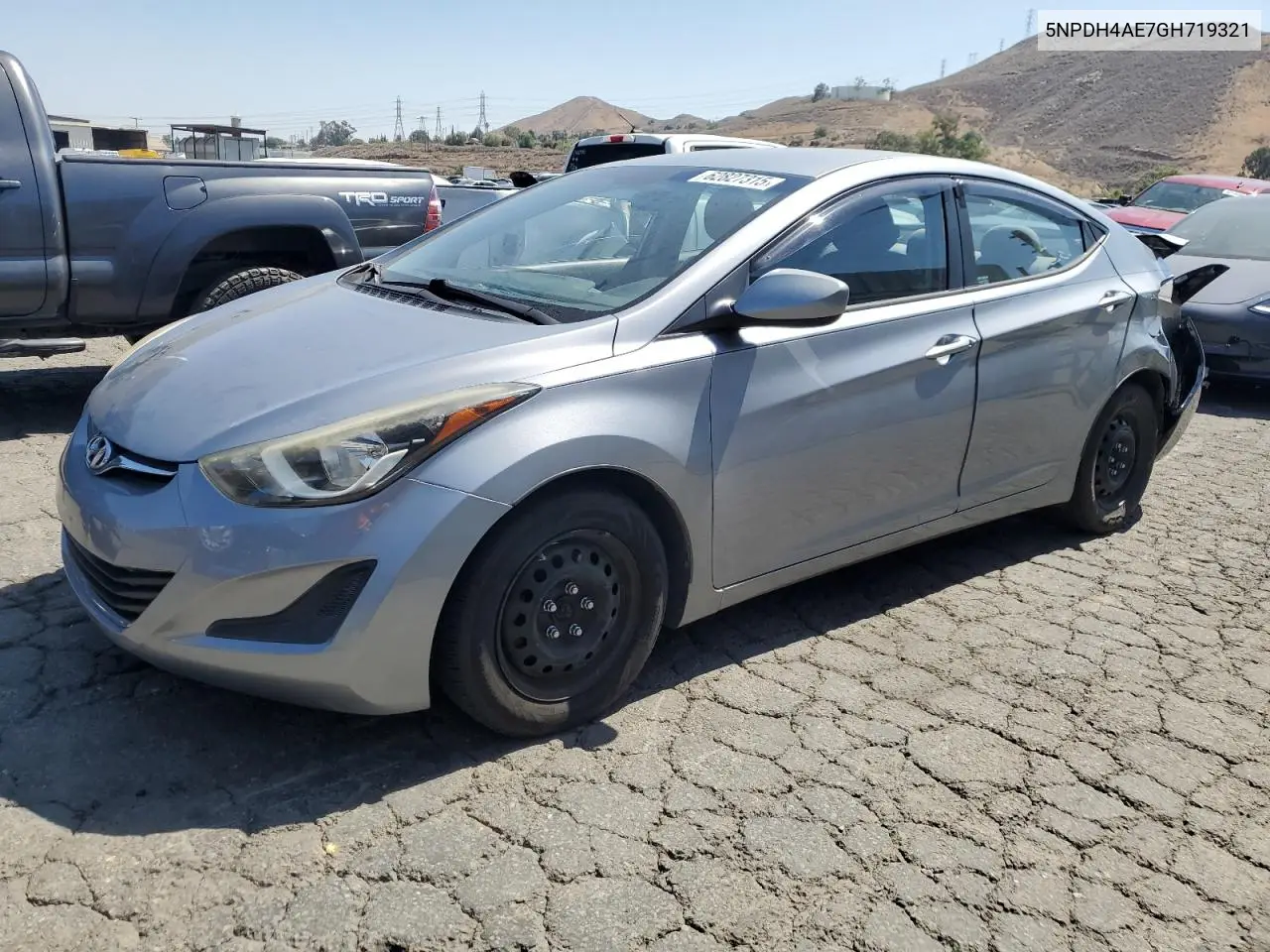 2016 Hyundai Elantra Se VIN: 5NPDH4AE7GH719321 Lot: 62827315