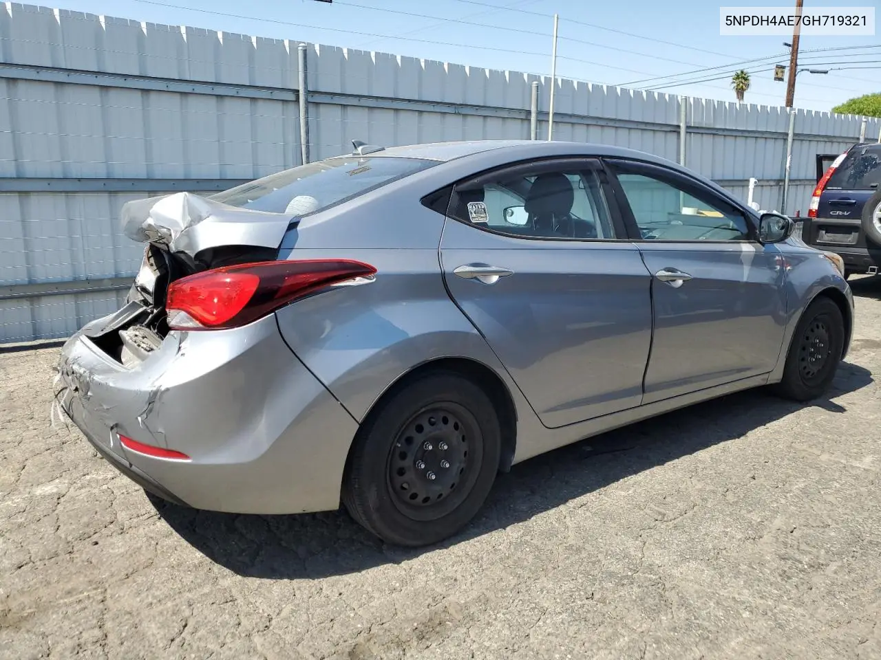 2016 Hyundai Elantra Se VIN: 5NPDH4AE7GH719321 Lot: 62827315