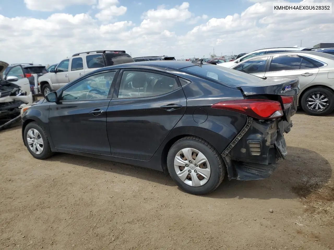 2016 Hyundai Elantra Se VIN: KMHDH4AEXGU628352 Lot: 62900705