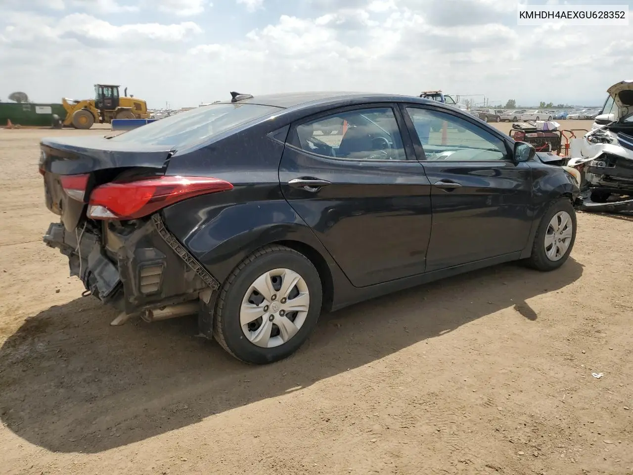 2016 Hyundai Elantra Se VIN: KMHDH4AEXGU628352 Lot: 62900705