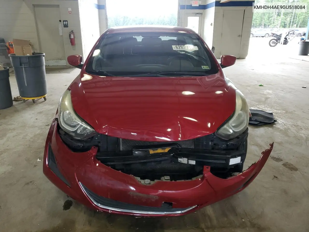 2016 Hyundai Elantra Se VIN: KMHDH4AE9GU518084 Lot: 62927105