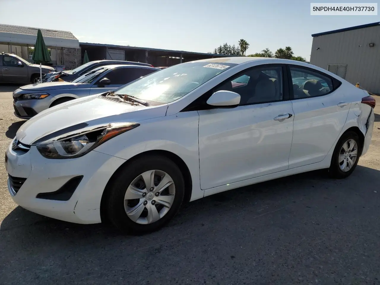 2016 Hyundai Elantra Se VIN: 5NPDH4AE4GH737730 Lot: 63126715