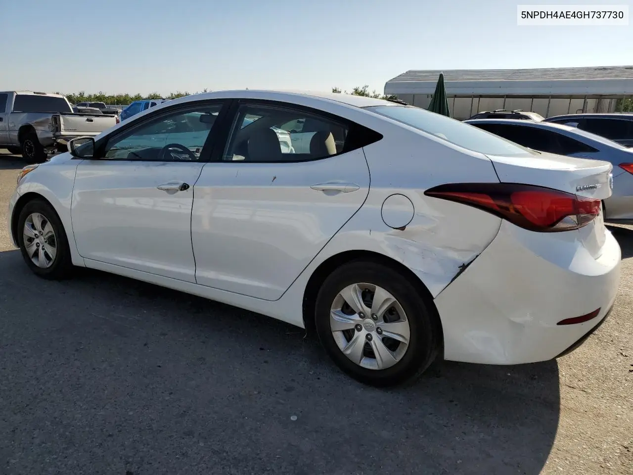 2016 Hyundai Elantra Se VIN: 5NPDH4AE4GH737730 Lot: 63126715