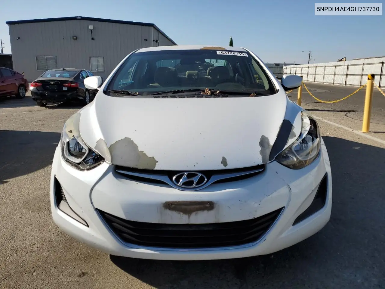 2016 Hyundai Elantra Se VIN: 5NPDH4AE4GH737730 Lot: 63126715