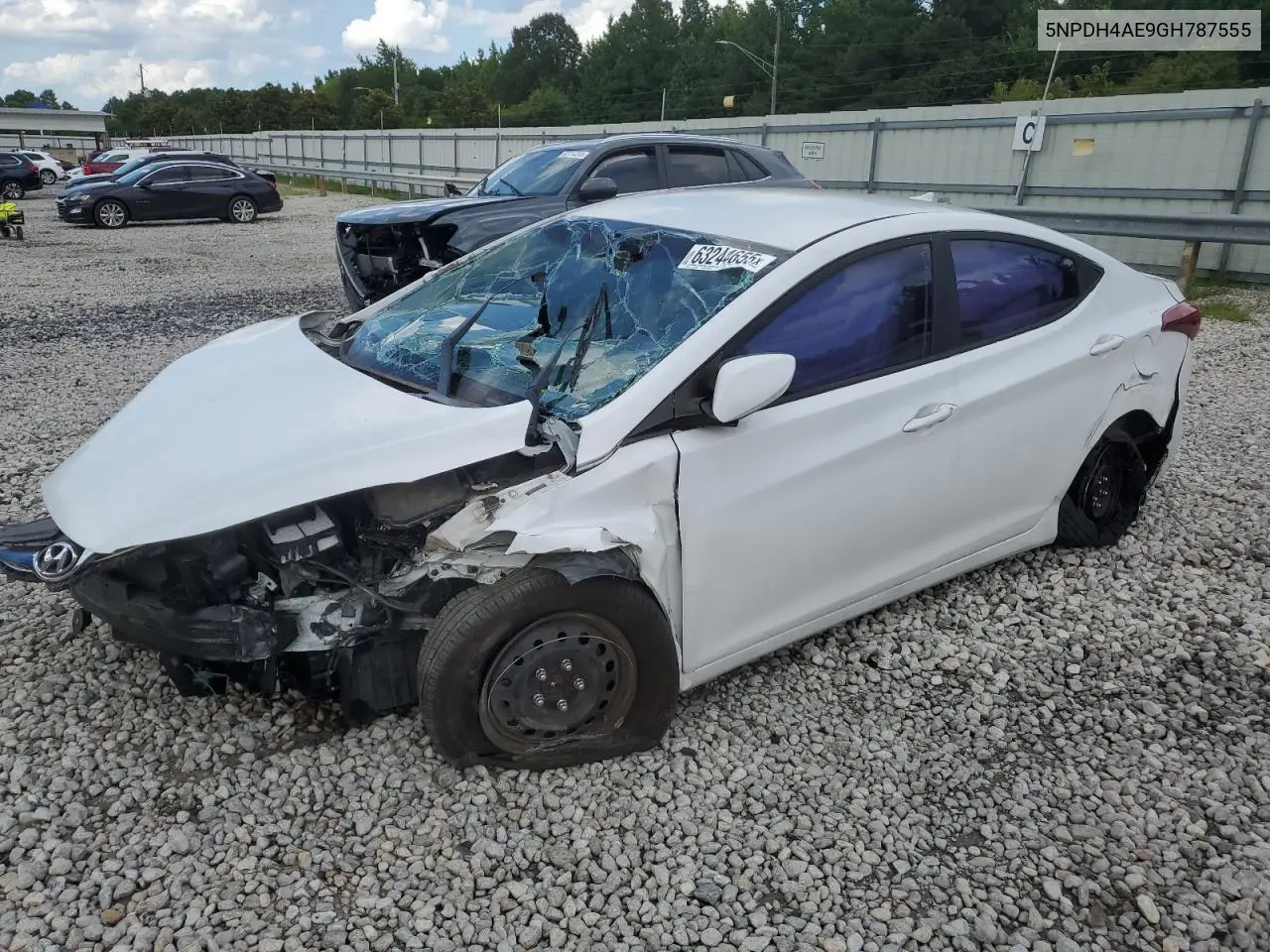 2016 Hyundai Elantra Se VIN: 5NPDH4AE9GH787555 Lot: 63244655