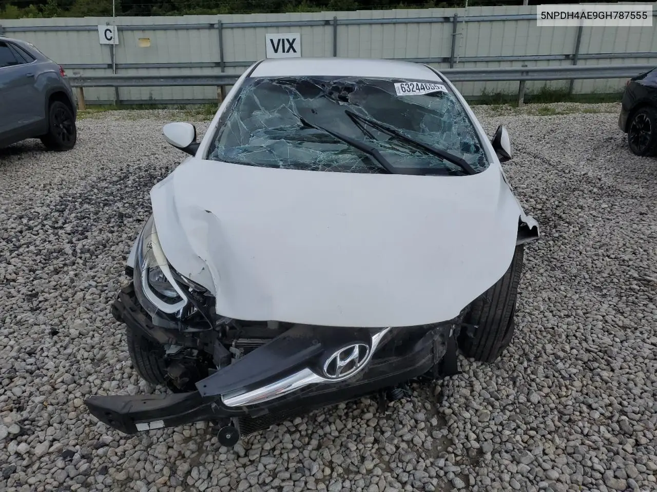 2016 Hyundai Elantra Se VIN: 5NPDH4AE9GH787555 Lot: 63244655