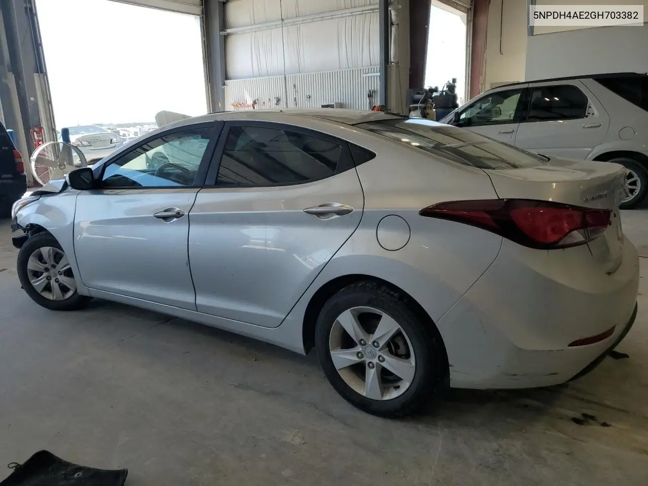 2016 Hyundai Elantra Se VIN: 5NPDH4AE2GH703382 Lot: 63247855