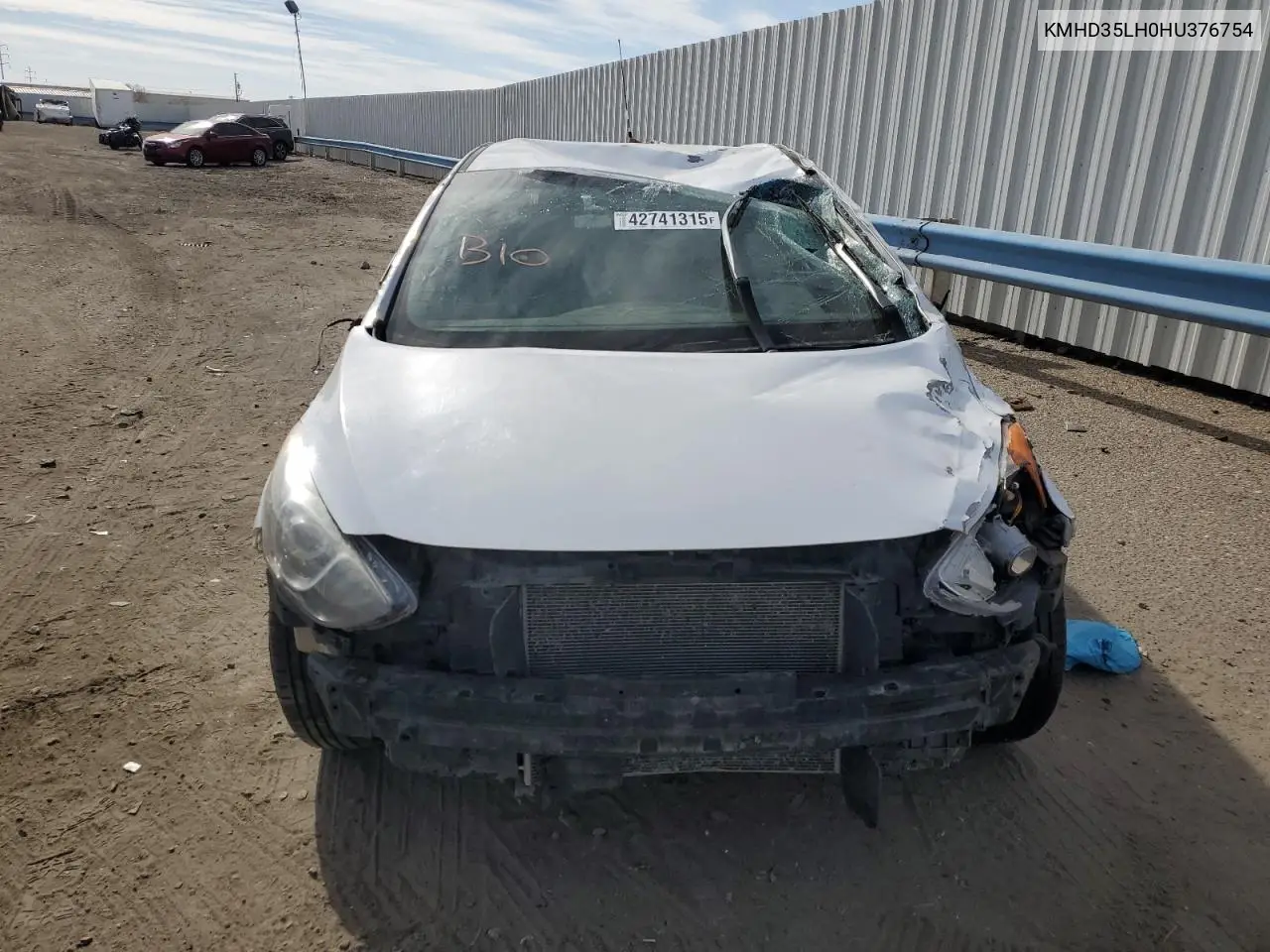 2017 Hyundai Elantra Gt VIN: KMHD35LH0HU376754 Lot: 42741315