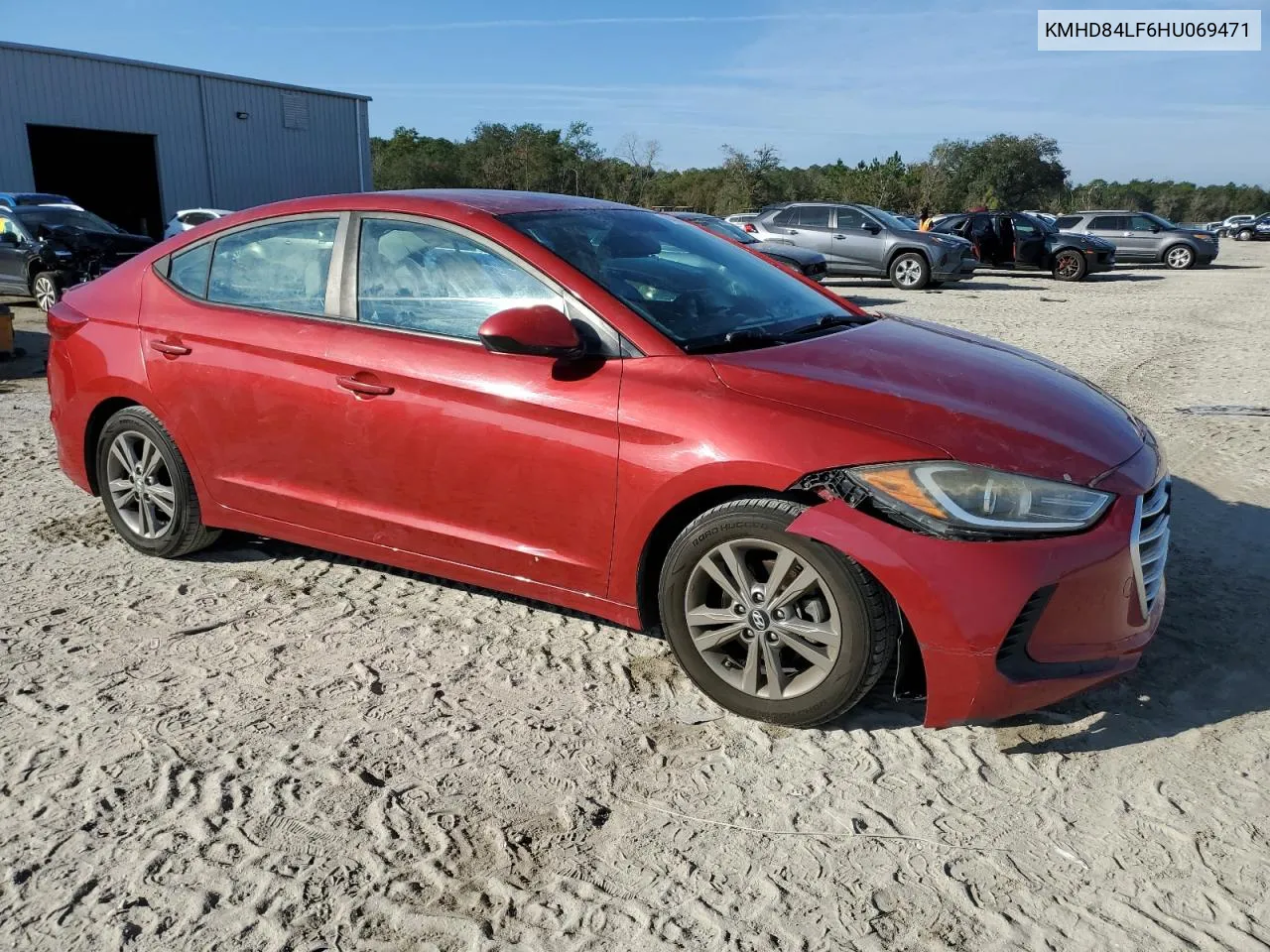 2017 Hyundai Elantra Se VIN: KMHD84LF6HU069471 Lot: 43385075