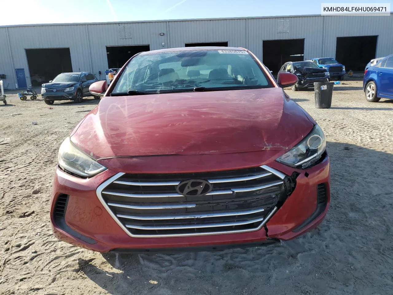 2017 Hyundai Elantra Se VIN: KMHD84LF6HU069471 Lot: 43385075