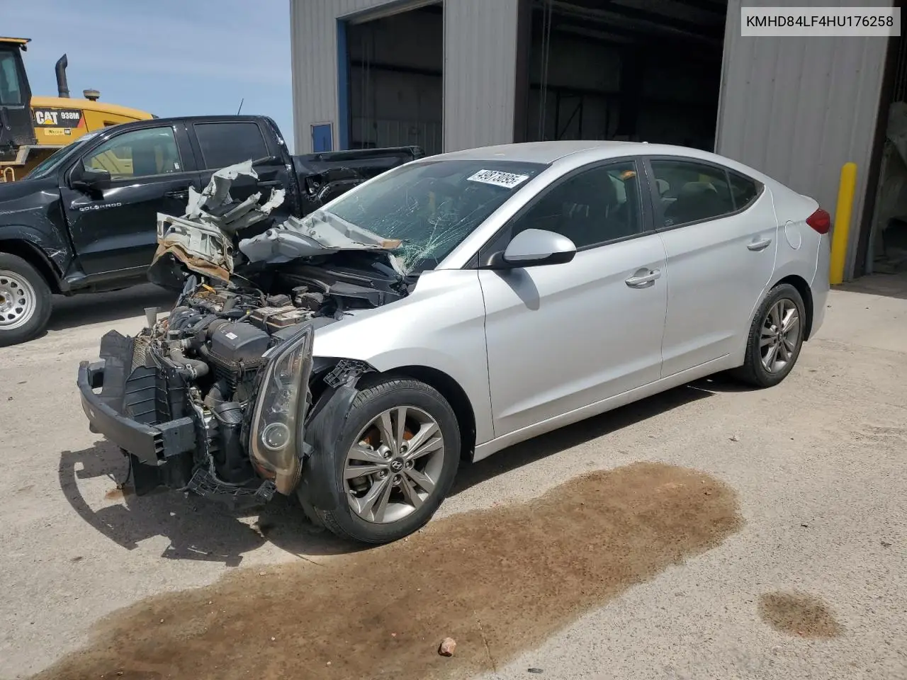 2017 Hyundai Elantra Se VIN: KMHD84LF4HU176258 Lot: 49873095