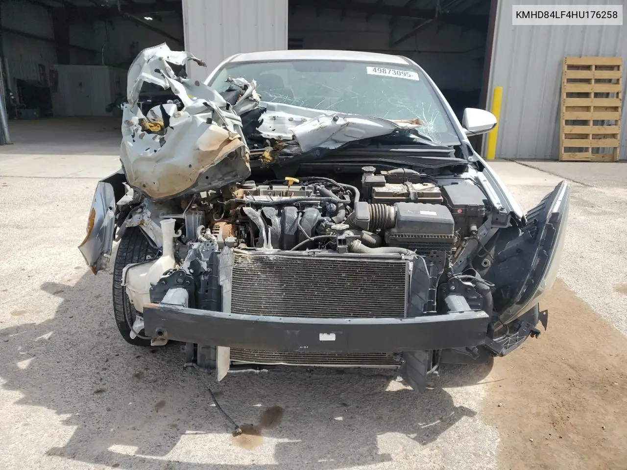 2017 Hyundai Elantra Se VIN: KMHD84LF4HU176258 Lot: 49873095
