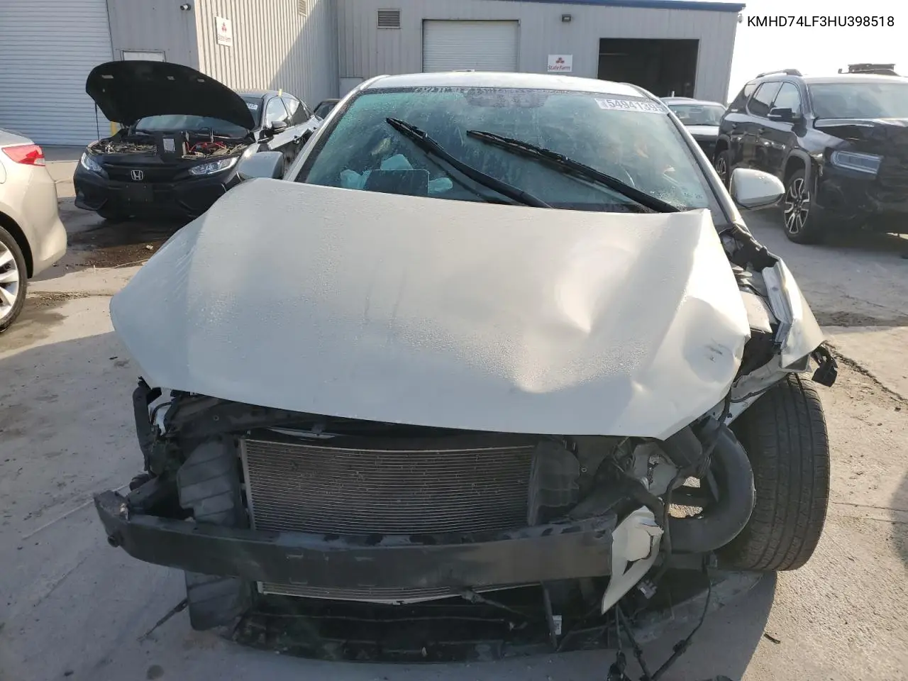 2017 Hyundai Elantra Se VIN: KMHD74LF3HU398518 Lot: 54941395