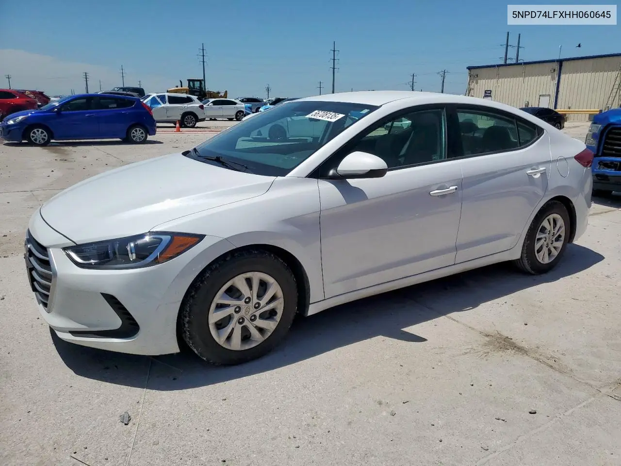 2017 Hyundai Elantra Se VIN: 5NPD74LFXHH060645 Lot: 56708135
