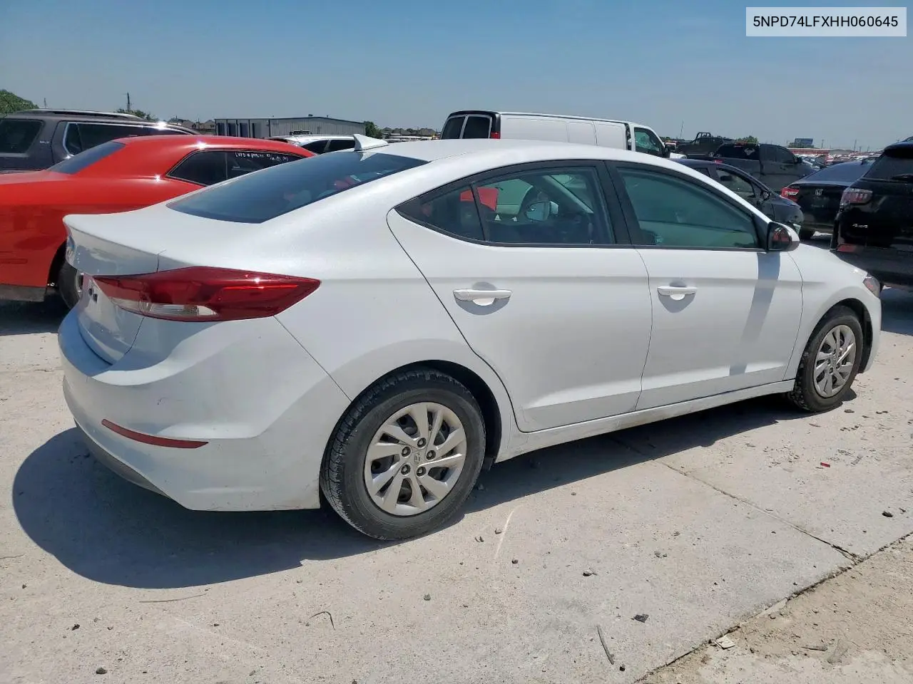 2017 Hyundai Elantra Se VIN: 5NPD74LFXHH060645 Lot: 56708135