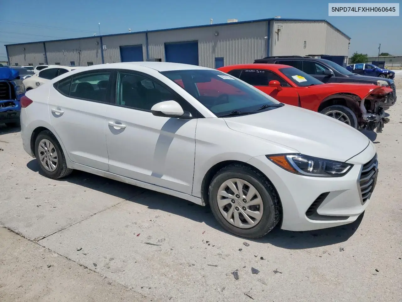 2017 Hyundai Elantra Se VIN: 5NPD74LFXHH060645 Lot: 56708135