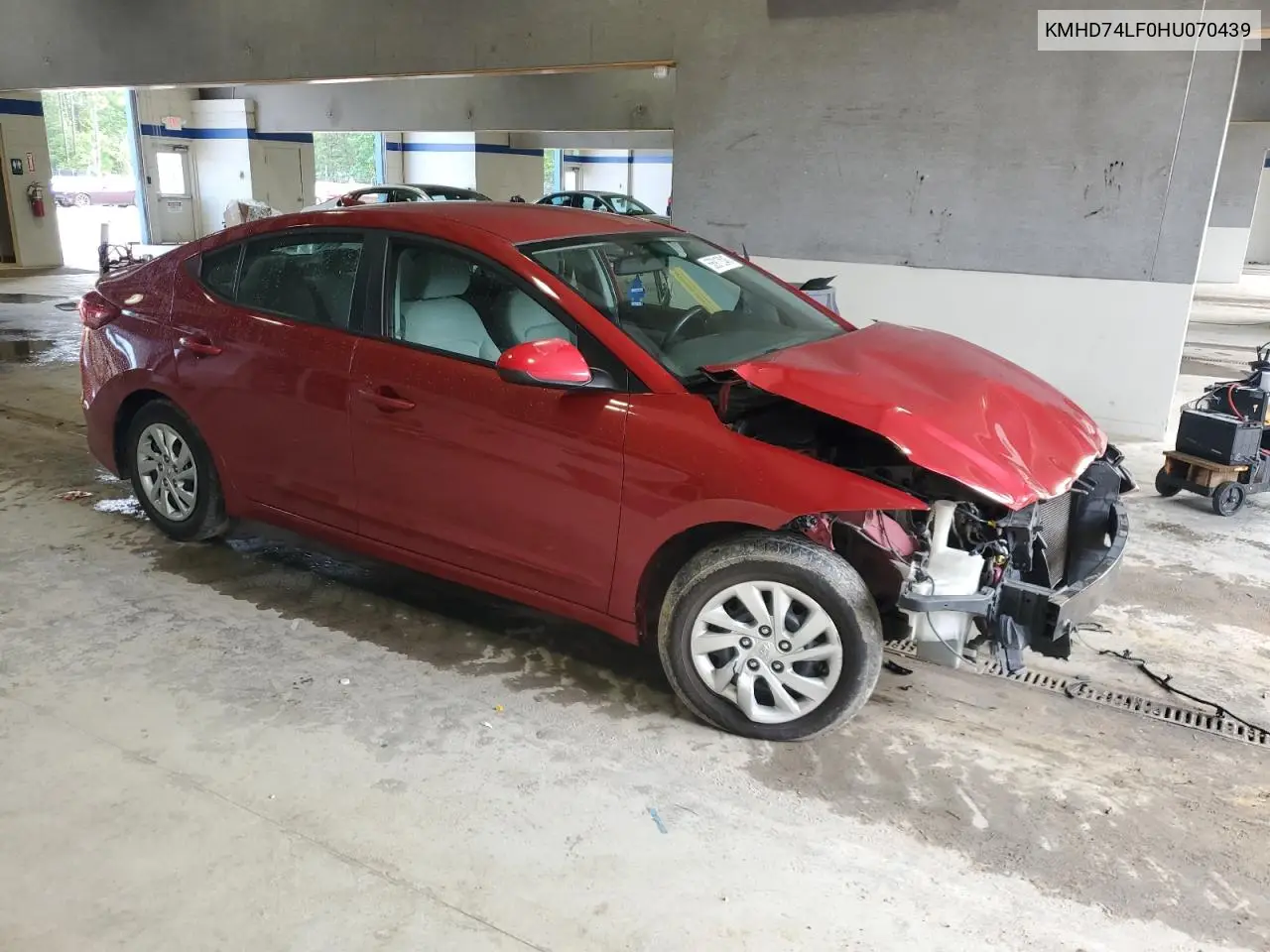 2017 Hyundai Elantra Se VIN: KMHD74LF0HU070439 Lot: 56912045