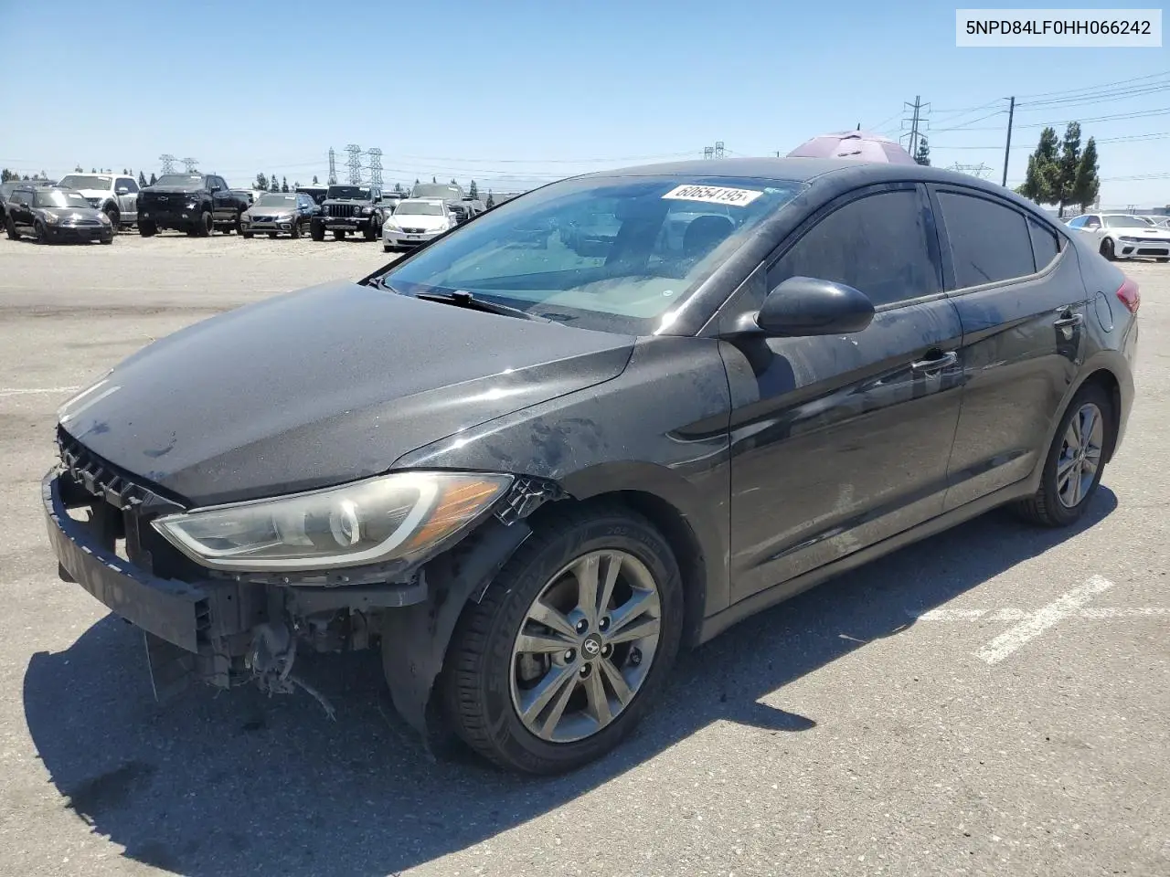 2017 Hyundai Elantra Se VIN: 5NPD84LF0HH066242 Lot: 60654195