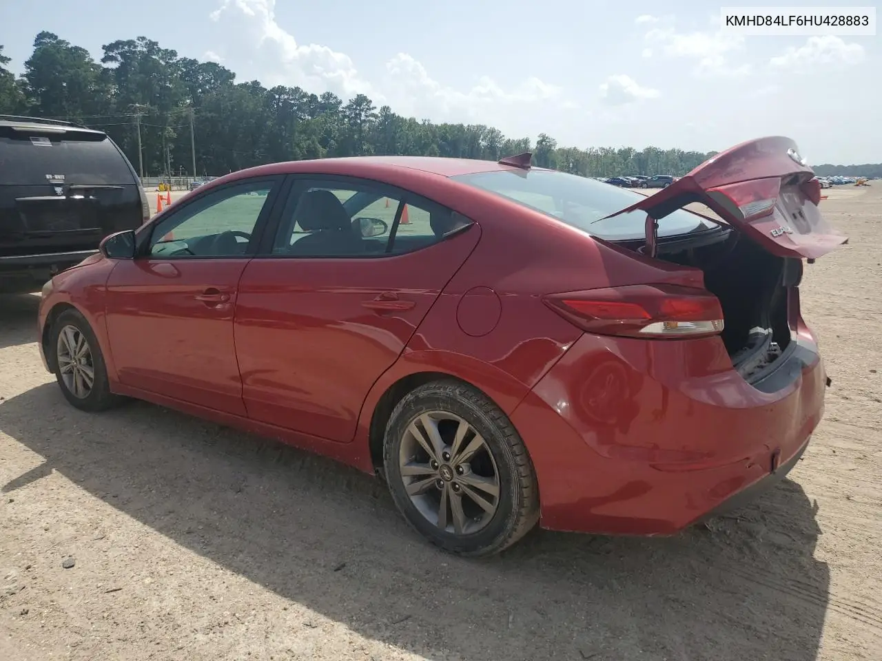 2017 Hyundai Elantra Se VIN: KMHD84LF6HU428883 Lot: 61092505