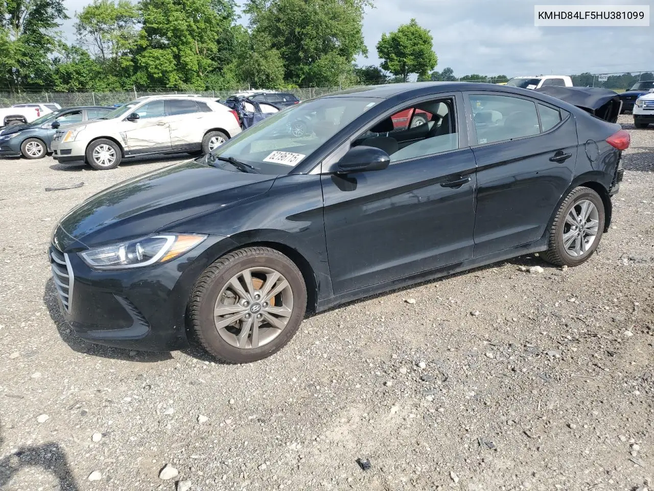 2017 Hyundai Elantra Se VIN: KMHD84LF5HU381099 Lot: 62196715