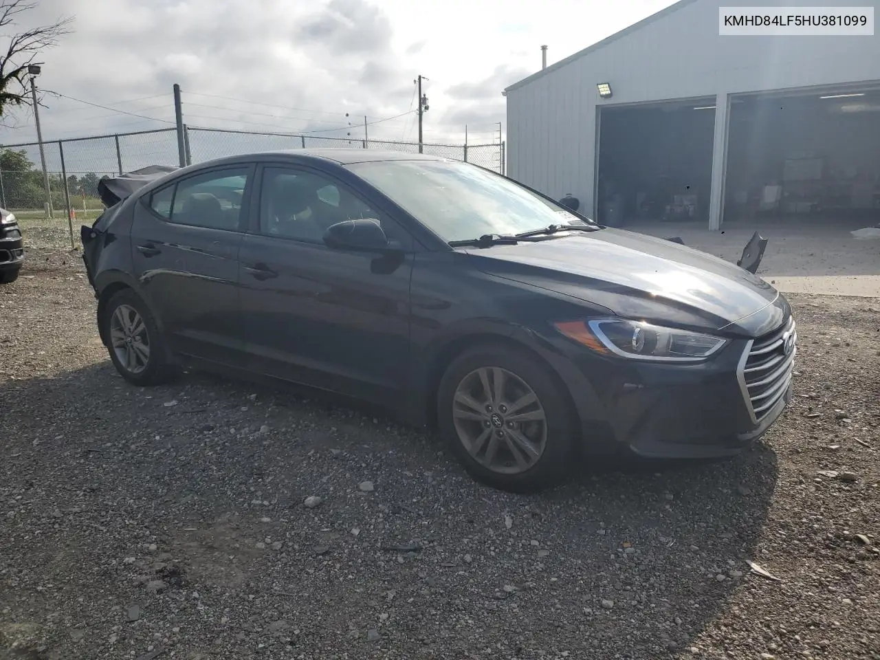 2017 Hyundai Elantra Se VIN: KMHD84LF5HU381099 Lot: 62196715
