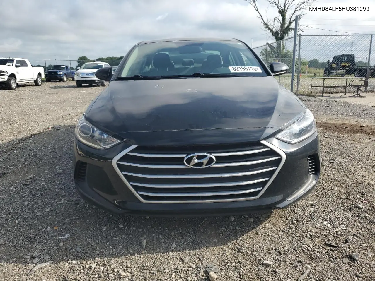 2017 Hyundai Elantra Se VIN: KMHD84LF5HU381099 Lot: 62196715