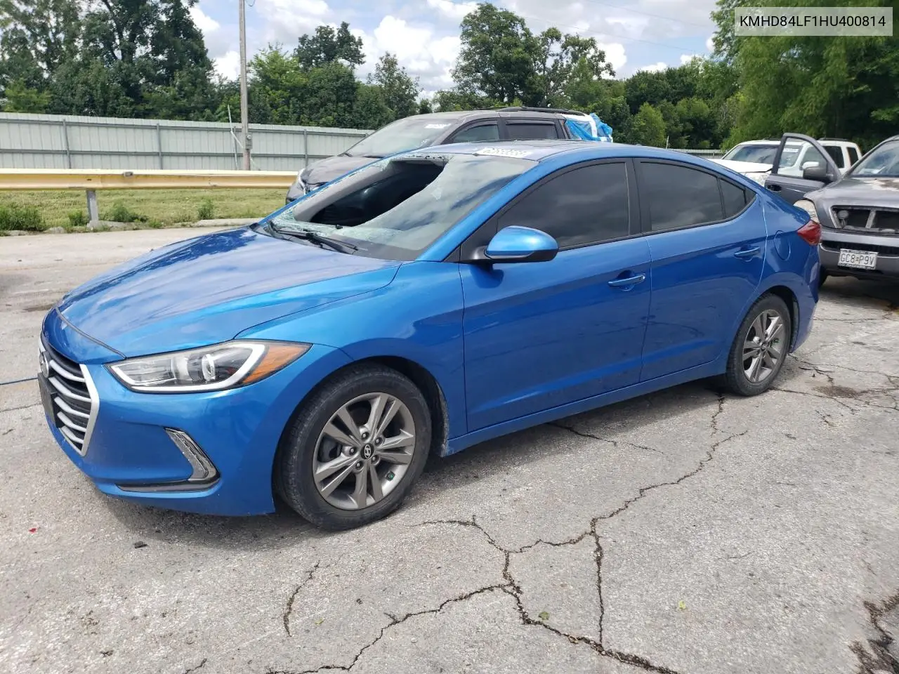 2017 Hyundai Elantra Se VIN: KMHD84LF1HU400814 Lot: 62653555